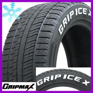 4本セット GRIPMAX グリップマックス アイスX RWL ホワイトレター 205/65R16 95T スタッドレスタイヤ単品