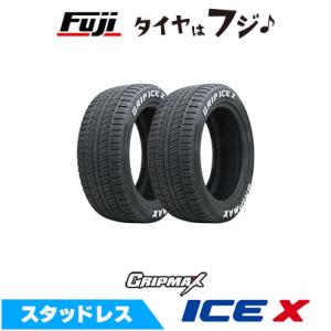 2本セット GRIPMAX グリップマックス アイスX RWL ホワイトレター(限定) 205/65...