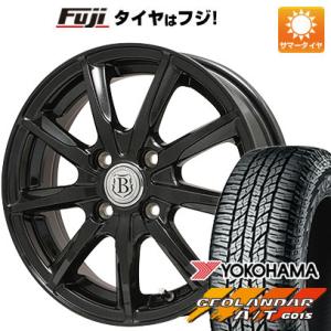 【新品 軽自動車】N-BOX タント ワゴンR 夏タイヤ ホイール4本セット 155/65R14 ヨコハマ ジオランダー A/T G015 RBL ブランドル E05B 14インチ｜fujidesignfurniture