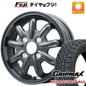 【新品 軽自動車】夏タイヤ ホイール4本セット 165/65R14 グリップマックス マッドレイジR/T MAX RBL(限定) ブランドルライン ストレンジャーKST-9改 14インチ｜fujidesignfurniture