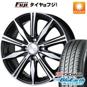 【新品国産4穴100車】 夏タイヤ ホイール4本セット 175/70R14 ヨコハマ ブルーアース AE-01F ブリヂストン バルミナ K10 14インチ｜fujidesignfurniture