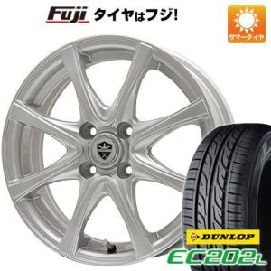 【新品国産4穴100車】 夏タイヤ ホイール4本セット 175/70R14 ダンロップ EC202L ブランドル KF25 14インチ｜fujidesignfurniture