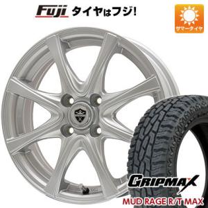 【新品国産4穴100車】 夏タイヤ ホイール4本セット 165/65R14 グリップマックス マッドレイジR/T MAX RBL(限定) ブランドル KF25 14インチ｜fujidesignfurniture