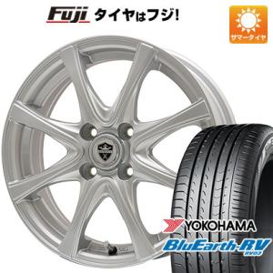 【パンク保証付】【新品】フリード 5穴/114 夏タイヤ ホイール4本セット 185/65R15 ヨコハマ ブルーアース RV-03 ブランドル KF25 15インチ｜fujidesignfurniture