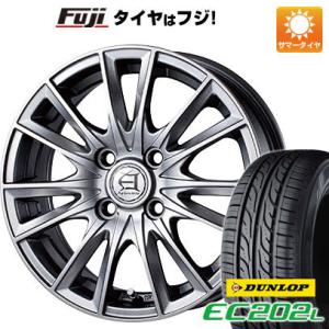 【新品 軽自動車】夏タイヤ ホイール4本セット 155/65R13 ダンロップ EC202L テクノ...