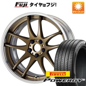 【新品国産5穴114.3車】 夏タイヤ ホイール4本セット 225/40R18 ピレリ パワジー ワ...