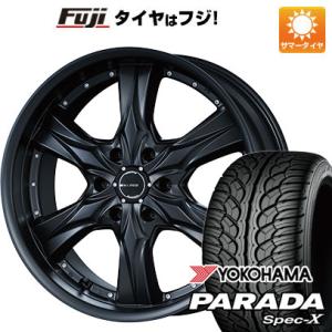 【新品国産6穴139.7車】 夏タイヤ ホイール4本セット 275/55R20 ヨコハマ PARADA Spec-X エムズスピード ジュノウ クリスタルライン 20インチ｜fujidesignfurniture