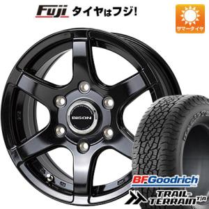 【新品国産6穴139.7車】 夏タイヤ ホイール4本セット 265/70R17 BFグッドリッチ トレールテレーンT/A ORWL ホットスタッフ バイソン BN-04 17インチ｜fujidesignfurniture