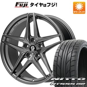 【パンク保証付】【新品国産5穴114.3車】 夏タイヤ ホイール4本セット 225/45R18 ニットー NT555 G2 OZ SPARCO レコード 18インチ｜fujidesignfurniture