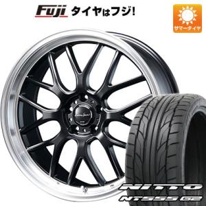 【パンク保証付】【新品国産5穴114.3車】 夏タイヤ ホイール4本セット 225/45R18 ニットー NT555 G2 ブレスト ユーロスポーツ タイプ805 18インチ｜fujidesignfurniture