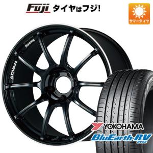 【パンク保証付】【新品国産5穴114.3車】 夏タイヤ ホイール4本セット 225/50R18 ヨコハマ ブルーアース RV-03 ヨコハマ アドバンレーシング RZII 18インチ｜fujidesignfurniture