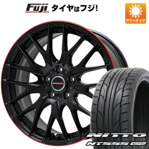 【パンク保証付】【新品国産5穴114.3車】 夏タイヤ ホイール4本セット 235/35R20 ニットー NT555 G2 ビッグウエイ LEYSEEN プラバ9M 20インチ｜fujidesignfurniture