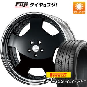 【新品国産5穴114.3車】 夏タイヤ ホイール４本セット 245/40R20 ピレリ パワジー ワ...