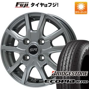 【新品 軽自動車】軽トラ 軽バン 夏タイヤ ホイール4本セット 145/80R12 80/78N ブ...