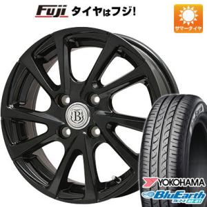 【新品 軽自動車】夏タイヤ ホイール4本セット 165/70R13 ヨコハマ ブルーアース AE-01 ブランドル E04B 13インチ｜fujidesignfurniture