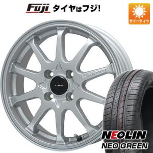 【新品 軽自動車】夏タイヤ ホイール4本セット 165/40R16 ネオリン ネオグリーン(限定) レアマイスター LMスポーツLM-10R 16インチ｜fujidesignfurniture