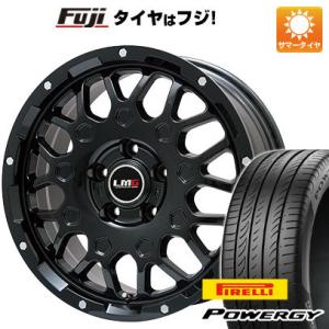 【新品国産5穴114.3車】 夏タイヤ ホイール4本セット 215/60R16 ピレリ パワジー レアマイスター LMG MS-9W グロスブラック 16インチ｜fujidesignfurniture