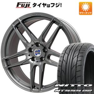 【パンク保証付】【新品】輸入車用 MINI（F54） 夏タイヤ ホイール4本セット 225/40R18 ニットー NT555 G2 ケレナーズ マインツ(マットチタニウム) 18インチ｜fujidesignfurniture