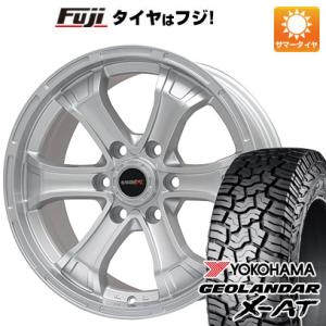 【新品国産6穴139.7車】 夏タイヤ ホイール4本セット 275/65R18 ヨコハマ ジオランダー X-AT G016 ビッグウエイ B-MUD K(シルバー) トヨタ車専用 18インチ｜fujidesignfurniture