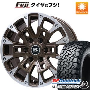 【新品国産6穴139.7車】 夏タイヤ ホイール4本セット 265/65R18 BFグッドリッチ オールテレーンT/A KO2 RWL/RBL ビッグウエイ B-LUGNAS BRD  18インチ｜fujidesignfurniture