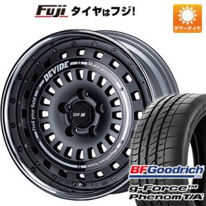 【新品国産4穴100車】 夏タイヤ ホイール４本セット 205/45R17 BFグッドリッチ(フジ専売) g-FORCE フェノム T/A SSR ディバイド クロスバッハ 17インチ｜fujidesignfurniture