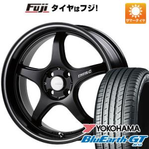 【新品国産4穴100車】 夏タイヤ ホイール４本セット 205/45R17 ヨコハマ ブルーアース GT AE51 ゴジゲン PROレーサー FN01R-C STV 17インチ｜fujidesignfurniture