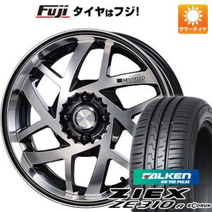 【新品国産4穴100車】 夏タイヤ ホイール4本セット 205/45R17 ファルケン ジークス ZE310R エコラン（限定） エムズスピード Jカラット 17インチ｜fujidesignfurniture