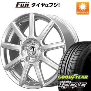 【新品国産5穴100車】 夏タイヤ ホイール4本セット 205/50R17 グッドイヤー イーグル エルエス エグゼ(限定) テクノピア アルテミス NS9 17インチ｜fujidesignfurniture