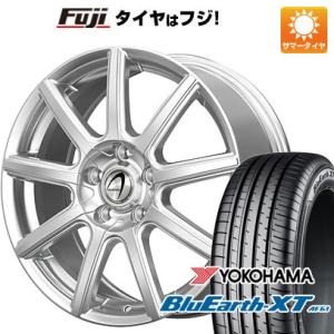 【新品国産5穴114.3車】 夏タイヤ ホイール4本セット 205/55R17 ヨコハマ ブルーアース XT AE61 テクノピア アルテミス NS9 17インチ｜fujidesignfurniture