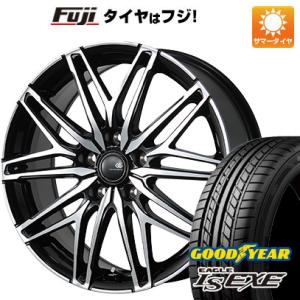 【新品国産5穴114.3車】 夏タイヤ ホイール４本セット 215/55R17 グッドイヤー イーグ...