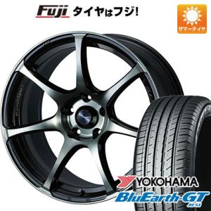 【新品国産5穴114.3車】 夏タイヤ ホイール4本セット 225/50R17 ヨコハマ ブルーアース GT AE51 ウェッズ ウェッズスポーツ SA-75R 17インチ｜fujidesignfurniture