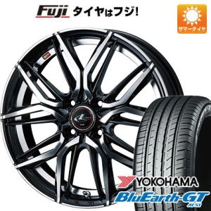 【新品国産4穴100車】 夏タイヤ ホイール４本セット 195/55R15 ヨコハマ ブルーアース GT AE51 ウェッズ レオニス LM 15インチ｜fujidesignfurniture