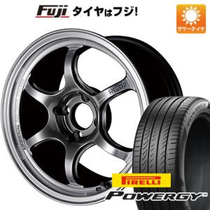 【新品国産4穴100車】 夏タイヤ ホイール４本セット 195/55R15 ピレリ パワジー ヨコハ...