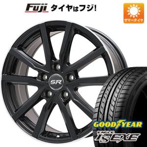 【新品国産5穴114.3車】 夏タイヤ ホイール4本セット 225/55R17 グッドイヤー イーグル エルエス エグゼ(限定) ブランドル N52B 17インチ｜fujidesignfurniture