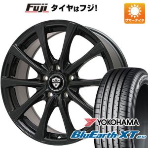 【新品国産5穴114.3車】 夏タイヤ ホイール４本セット 225/55R17 ヨコハマ ブルーアース XT AE61 ブランドル KF25B 17インチ｜fujidesignfurniture