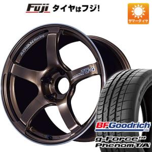 【新品国産5穴114.3車】 夏タイヤ ホイール４本セット 225/55R17 BFグッドリッチ(フジ専売) g-FORCE フェノム T/A ヨコハマ アドバンレーシング TC4 17インチ｜fujidesignfurniture