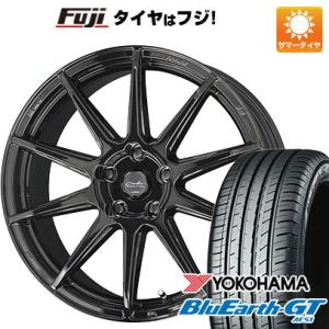 【新品国産5穴114.3車】 夏タイヤ ホイール4本セット 225/55R17 ヨコハマ ブルーアース GT AE51 共豊 サーキュラー C10R 17インチ｜fujidesignfurniture