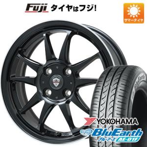 【新品国産4穴100車】 夏タイヤ ホイール4本セット 175/65R15 ヨコハマ ブルーアース AE-01F BRANDLE KF28B 15インチ｜fujidesignfurniture