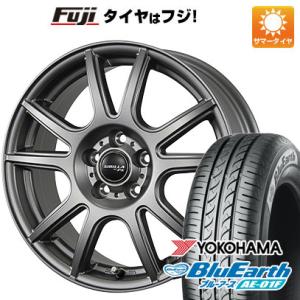 【新品国産4穴100車】 夏タイヤ ホイール4本セット 175/65R15 ヨコハマ ブルーアース AE-01F TOPY シビラ NEXT PX 15インチ｜fujidesignfurniture