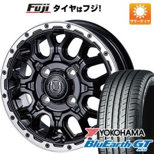 【新品国産4穴100車】 夏タイヤ ホイール4本セット 195/45R16 ヨコハマ ブルーアース ...