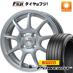 【新品国産4穴100車】 夏タイヤ ホイール4本セット 185/65R15 ピレリ パワジー レアマイスター LMスポーツLM-QR ハイパーシルバー 15インチ｜fujidesignfurniture