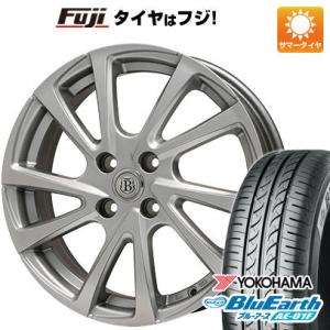 【新品国産4穴100車】 夏タイヤ ホイール4本セット 165/70R14 ヨコハマ ブルーアース ...