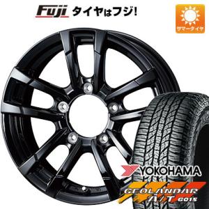 【新品】ジムニーシエラ 夏タイヤ ホイール4本セット 215/75R15 ヨコハマ ジオランダー A/T G015 OWL/RBL ウェッズ プロディータ HC2 15インチ｜fujidesignfurniture