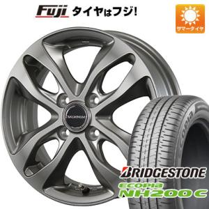 【新品 軽自動車】夏タイヤ ホイール4本セット 155/65R13 ブリヂストン エコピア NH200 C ブリヂストン バルミナ DS-M 13インチ｜fujidesignfurniture