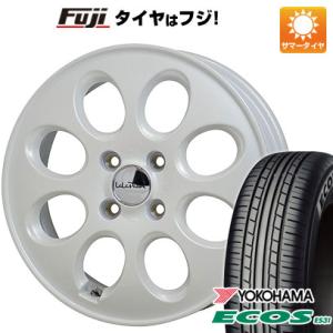 【新品 軽自動車】夏タイヤ ホイール4本セット 165/55R14 ヨコハマ エコス ES31 ホットスタッフ ララパーム オーバル 14インチ｜fujidesignfurniture