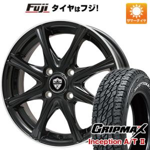 新品 ハスラー デリカミニ(4WD) サマータイヤ ホイール4本セット 165/60R15 グリップマックス インセプション A/TII RWL(限定) ブランドル ER16B 15インチ｜fujidesignfurniture