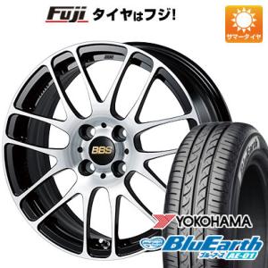 【新品 軽自動車】エブリイワゴン 夏タイヤ ホイール４本セット 165/50R15 ヨコハマ ブルーアース AE-01 BBS JAPAN RE-L2 ブラックダイヤカット 15インチ｜fujidesignfurniture