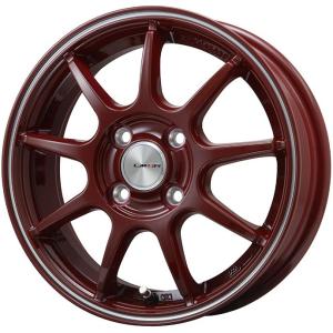 【新品 軽自動車】 サマータイヤ ホイール4本セット 165/45R16 ミレバー ハーモニック プラス MP070 LMスポーツLM-QR レッド/ラインポリッシュ 16インチ｜fujidesignfurniture