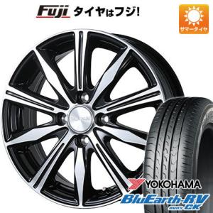 【パンク保証付】【新品国産4穴100車】 夏タイヤ ホイール4本セット 185/70R14 ヨコハマ ブルーアース RV-03CK ブリヂストン バルミナ K10 14インチ｜fujidesignfurniture