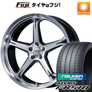 【新品国産5穴114.3車】 夏タイヤ ホイール4本セット 265/35R22 ファルケン アゼニス...